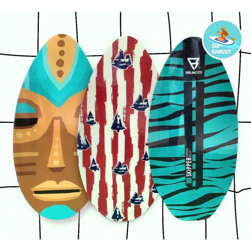 ภาพหน้าปกสินค้าพร้อมส่ง 41" ลายใหม่ Skimboard skim board surf surfboard กระดานโต้คลื่นบก สกิมบอร์ด จากร้าน supboard_rangsit บน Shopee