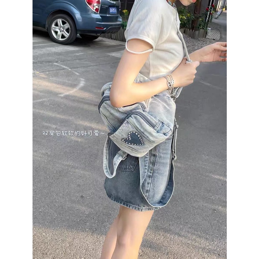 กระเป๋าสะพายข้าง-quickwork-retro-retro-retro-rhinestone-กระเป๋าเป้ขนาดเล็ก-mini-canvas-denim-backpack-female-summer-high