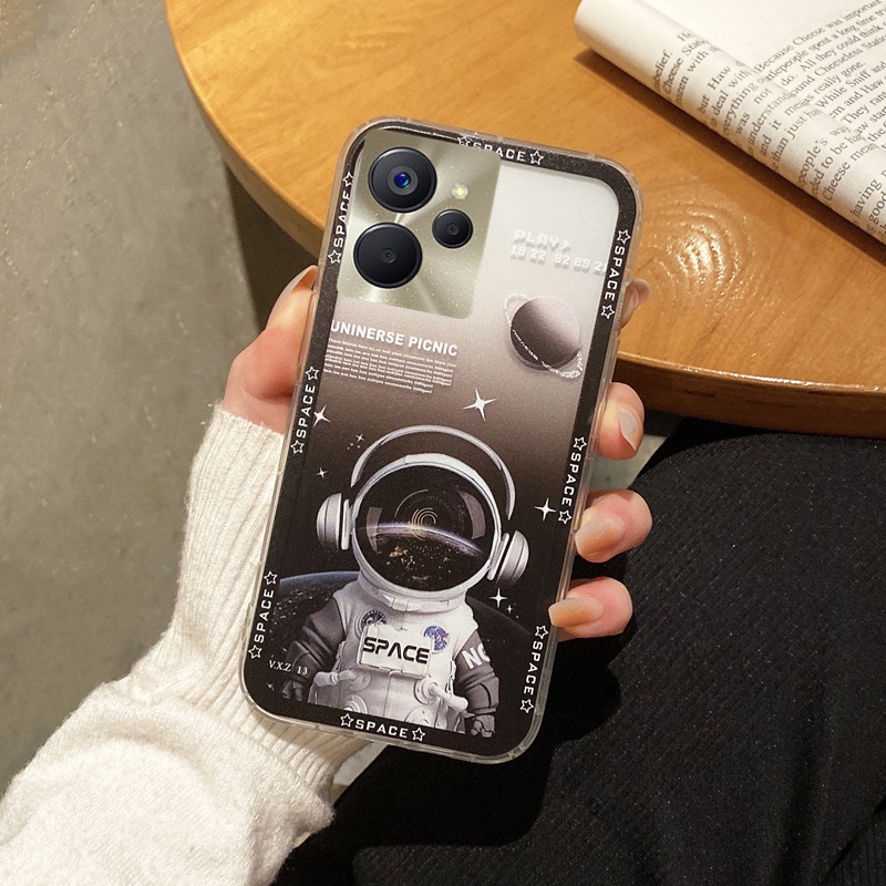 เคสโทรศัพท์-soft-case-realme-9i-5g-4g-narzo-50i-prime-casing-2022-new-hot-sale-phone-case-fashion-cartoon-space-astronaut-transparent-ultra-light-silicone-for-realme9i5g-back-cover