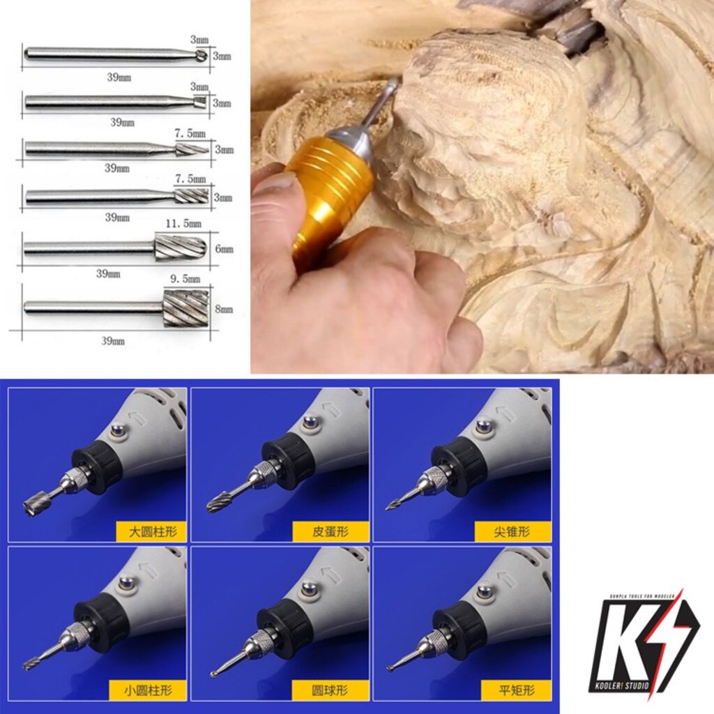 เซ็ท-6-ชิ้น-10-ชิ้น-และ-ดอกกัด-hss-ดอกสว่านแกะสลัก-ขนาดเล็ก-แกน-3-มม-ฃใช้กับเครื่องเจียร-สายอ่อน-เครื่องแกะสลัก