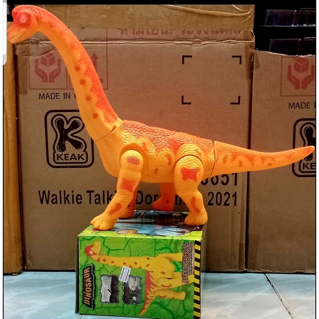 ภาพหน้าปกสินค้าไดโนเสาร์ใส่ถ่านเดินได้(ตัวใหญ่) 6626 จากร้าน angbpaotoy บน Shopee