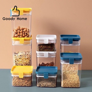 ภาพย่อรูปภาพสินค้าแรกของGoody Home กล่องเก็บอาหารแห้งพร้อมฝาปิดผนึก สำหรับใส่เครื่องปรุง เครื่องเทศ อาหารแห้ง มี 3 ขนาดให้เลือก