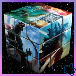 รูบิค 3x3 แม่เหล็ก gan รูบิค 3x3 แม่เหล็ก รูบิค 2x2 แม่เหล็ก Godzilla War Vajra Creative Cubts Cube Design Original Child Puzzle Toys 3 Third -order Boy Gifts