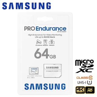 สินค้า Samsung 64GB PRO Endurance Micro SDXC With Adapter