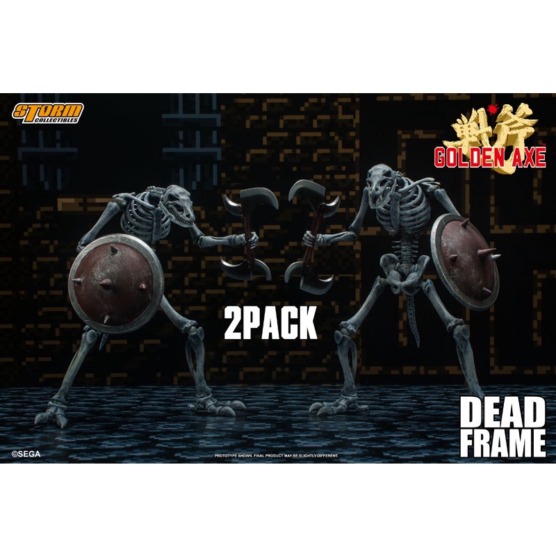 (พร้อมส่ง) Golden Axe III Action Figure Dead Frame 2Pack Storm ...