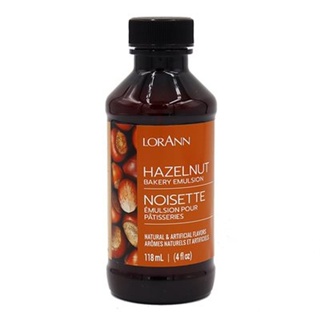 LORANN Hazelnut Emulsion กลิ่นฮาเซลนัท 4 Oz. (118 ml) (06-7590-03)