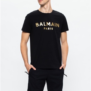 เสื้อยืดวินเทจ - เสื้อยืดสําหรับผู้ชายผู้หญิง BALMAIN 1C # ฤดูร้อน UNISEX ทุกการแข่งขันเสื้อคอกลมแน