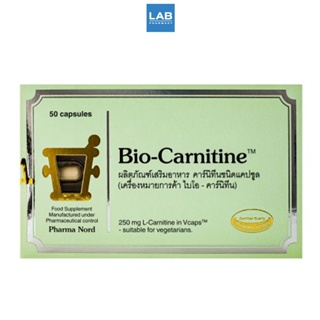 ภาพขนาดย่อของภาพหน้าปกสินค้าPharma Nord Bio-Carnitine 50 Capsules - ฟาร์มา นอร์ด ไบโอ-คาร์นิทีน 1 กล่อง บรรจุ 50 แคปซูล จากร้าน labpharmacy_officialshop บน Shopee ภาพที่ 2