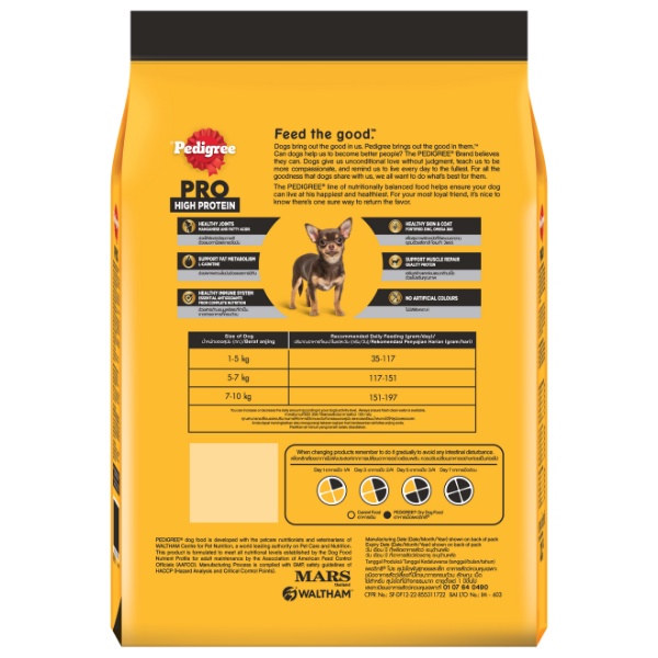 pedigree-pro-highprotein-อาหารชนิดเม็ด-สำหรับลูกสุนัขและสุนัขโตทุกสายพันธุ์-2-7-3kg