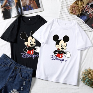 BK-08 /Disney+ ( 8 สี พร้อมส่ง!!!) เสื้อยืดพิมพ์ลายมิกกี้ เสื้อยืดแฟชั่นมาแรง ผ้าดีใส่สบายราคาถูก ปลีก-ส่ง (S-XXL)