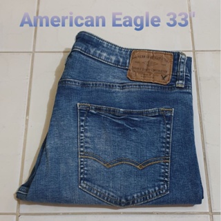 ยีนส์สภาพ 98% ยี่ห้อ American Eagle เอว 33 นิ้ว