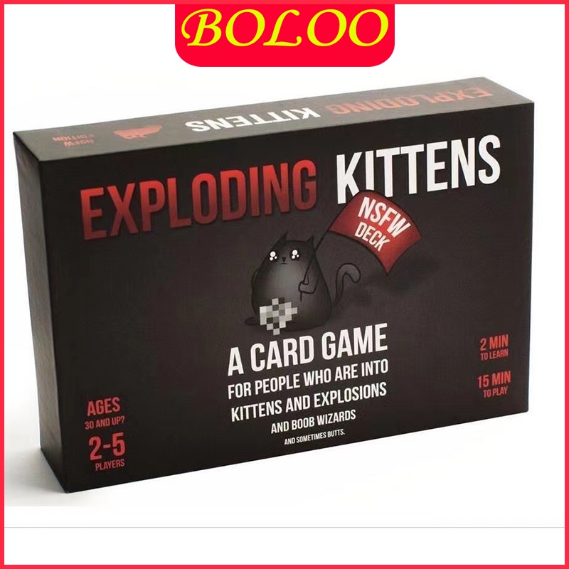 เกมการ์ด แมวระเบิด Exploding / Imploding / Streaking kittens Board game ...