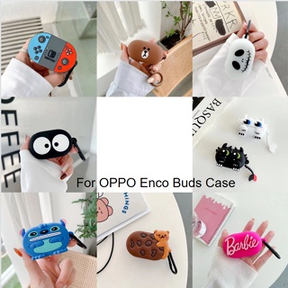 【Case Home】เคสหูฟัง แบบนิ่ม ลายการ์ตูนไดโนเสาร์ สําหรับ OPPO Enco Buds
