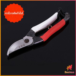 BUAKAO กรรไกรตัดกิ่งไม้ กรรไกรตัดดอก อุปกรณ์ทำสวน Pruning shears