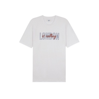 เสื้อคนอ้วน เสื้อยืดแฟชั่น ◇☇AIIZ (เอ ทู แซด) - เสื้อยืดคอกลม พิมพ์ลายกราฟิก  City Graphic T-shirts