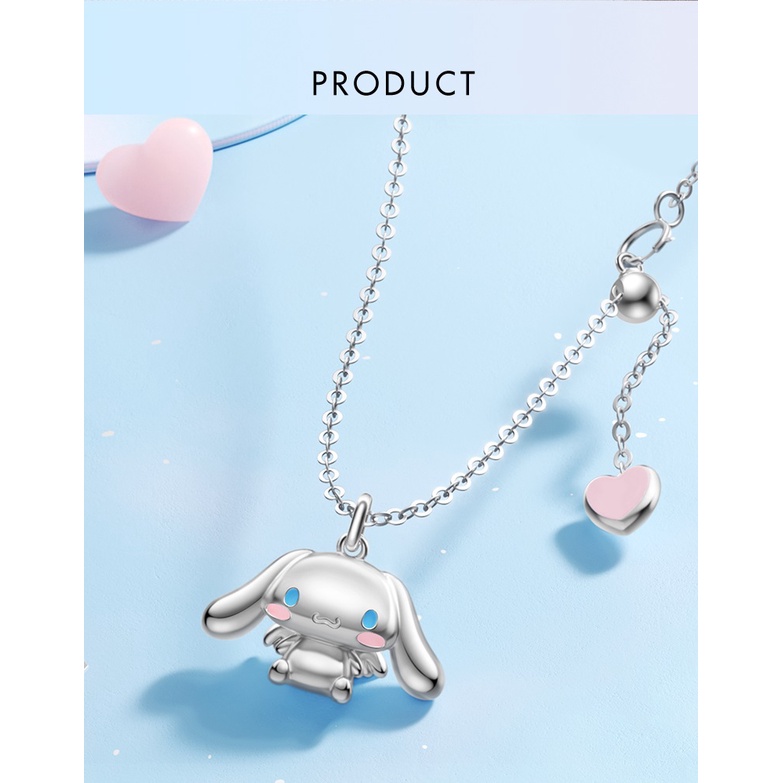 tide-color-painting-x-sanrio-yugui-dog-necklace-sterling-silver-girls-summer-light-luxury-small-design-premium-sense-bir