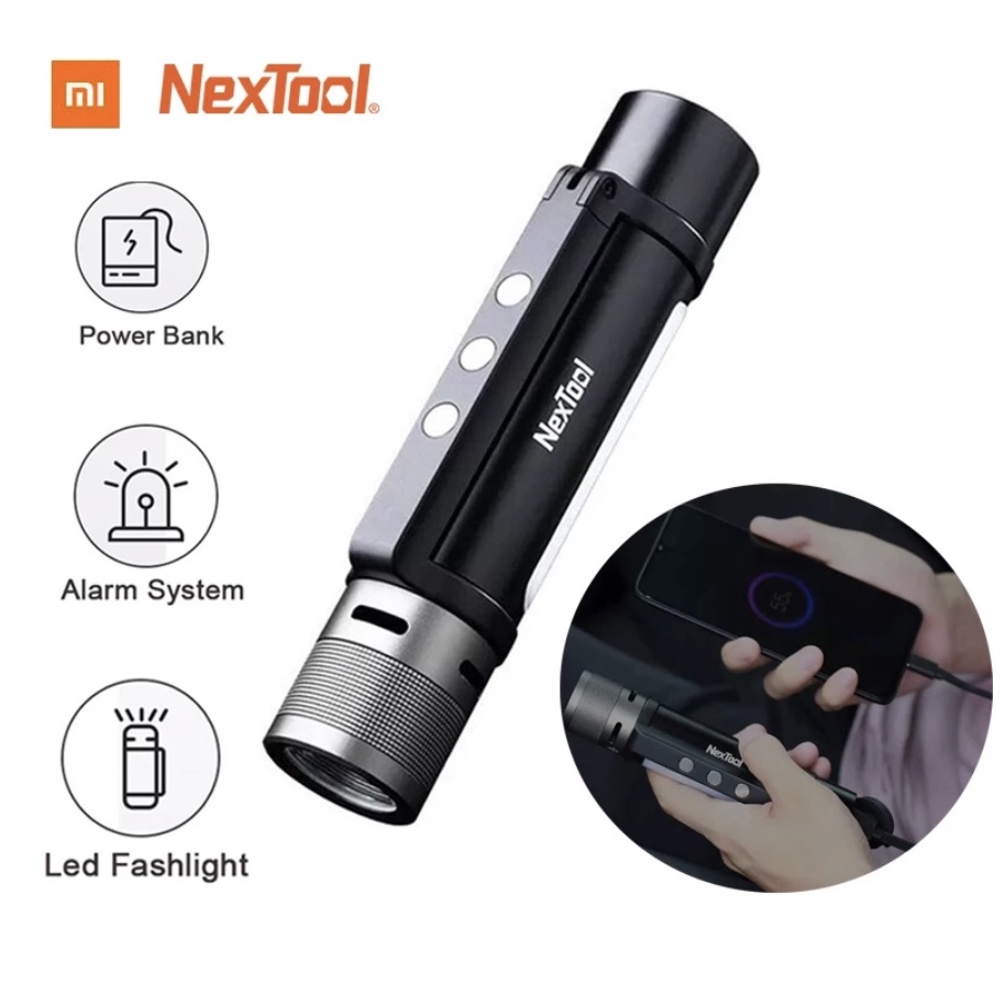 xiaomi-nextool-ไฟฉาย-ไฟฉายฉุกเฉิน-ไฟฉายตั้งแคมป์-ไฟฉายสว่างมากoutdoor-6-in-1-led-flashlight-ultra-bright-torch