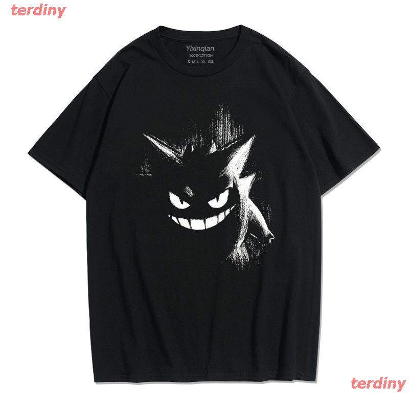 ลายน่ารัก-โปเกมอนเสื้อยืดลำลอง-เสื้อยืดพิมพ์ลายการ์ตูน-pokemon-go-yao-สไตล์ญี่ปุ่น-pokemon-short-sleeve-t-shirts
