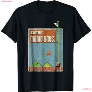 ซีออฟธีฟส์ เกม ขบขัน ผู้ชาย เสื้อยืด วัตถุระเบิดขนาดใหญ่ Nintendo Super Mario Bros Game Screen Shot Graphic T-Shirt เสื้