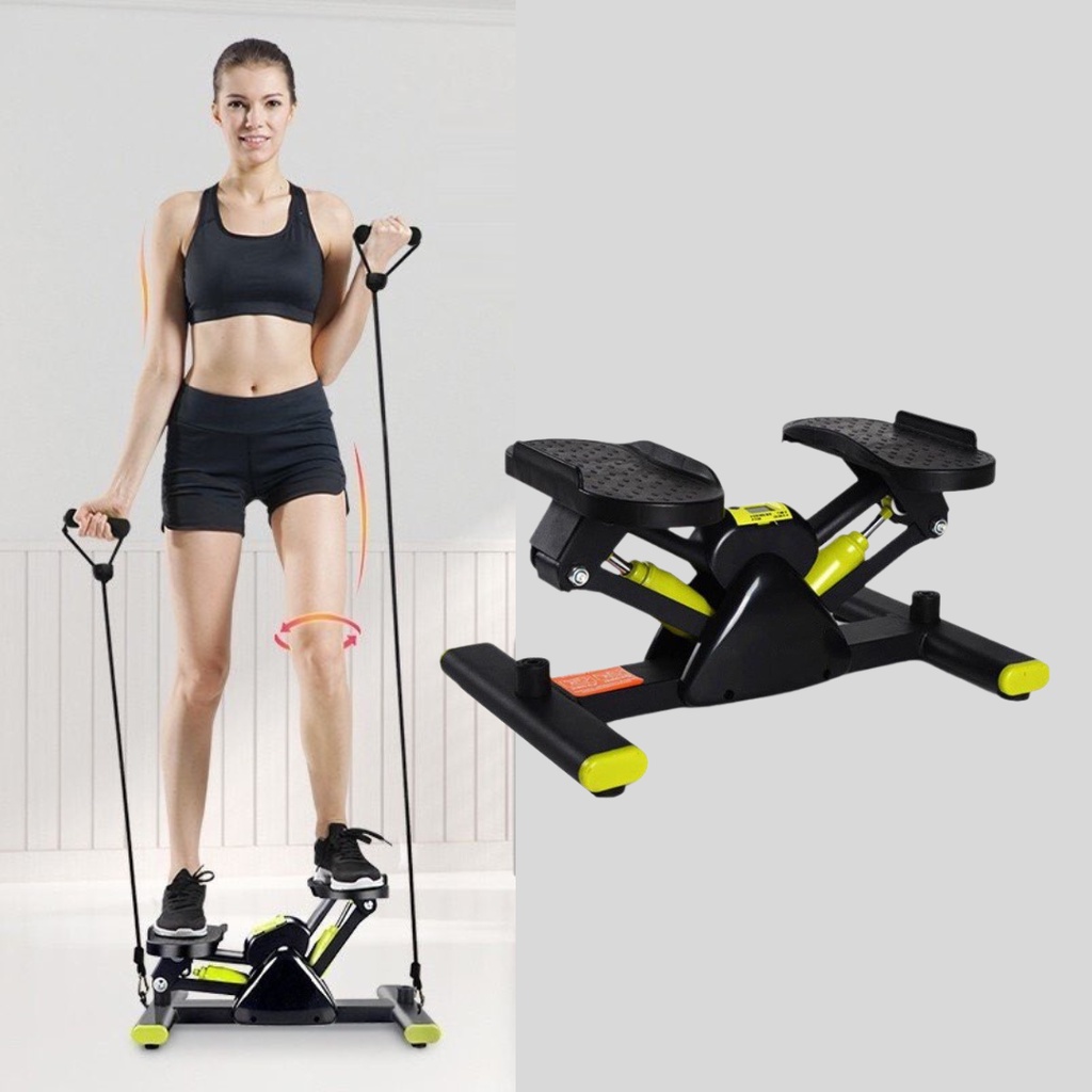 👉พร้อมส่ง🇹🇭👈Side stepper แถมเชือกดึง เครื่องเหยียบออกกำลังกายพกพา ดารา ...
