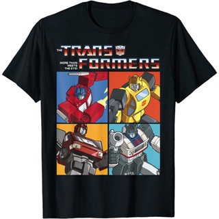 เสื้อวินเทจผญ เสื้อยืด ลายน่ารัก เสื้อยืดแขนสั้น พิมพ์ลาย Transformers Autobots Box Up สําหรับผู้ชาย