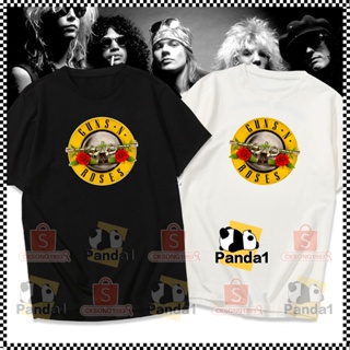 เสื้อขาว Guns N Roses TShirt Guns N Roses ร็อคแบนด์วงร็อคแบนด์เสื้อคอตตอนยูนิเซ็กซ์เอเชียไซส์ 0xC