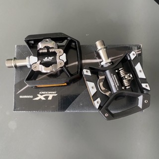 บันได Shimano รุ่น XT  PD-T8000 , พร้อมคลีท , มีทับทิม บันไดทัวร์ลิ่ง pedal