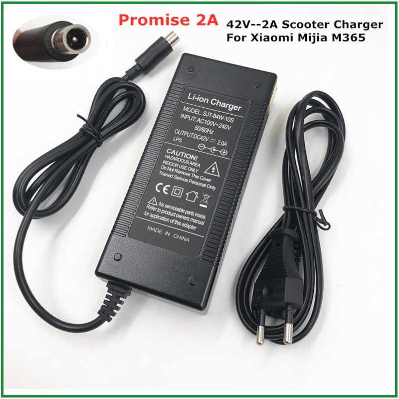 42V Electric Scooter Charger For Xiaomi M365, Segway Ninebot ES1/ES2/ES4 | Replacement Charger With Safety Protections