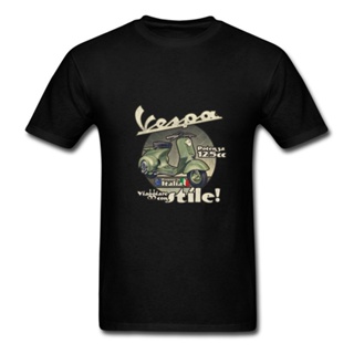 ชุดเซ็ต 2 ชิ้น เสื้อคู่ New 90S Hip Hop Vespa Scooter Travel In Style T Shirt sale เสื้อยืดสีขาว Tee