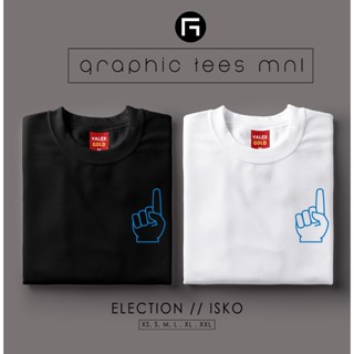 Tee เสื้อยืดกราฟิก MNL Isko Moreno เลือกตั้งเสื้อยืด Unisex ที่กําหนดเองสําหรับผู้หญิงและผู้ชาย G[#