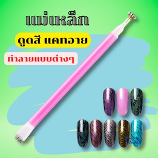 แม่เหล็ก ดูดสีแคทอาย ทำลายแบบต่างๆ อุปกรณ์ทำเล็บ