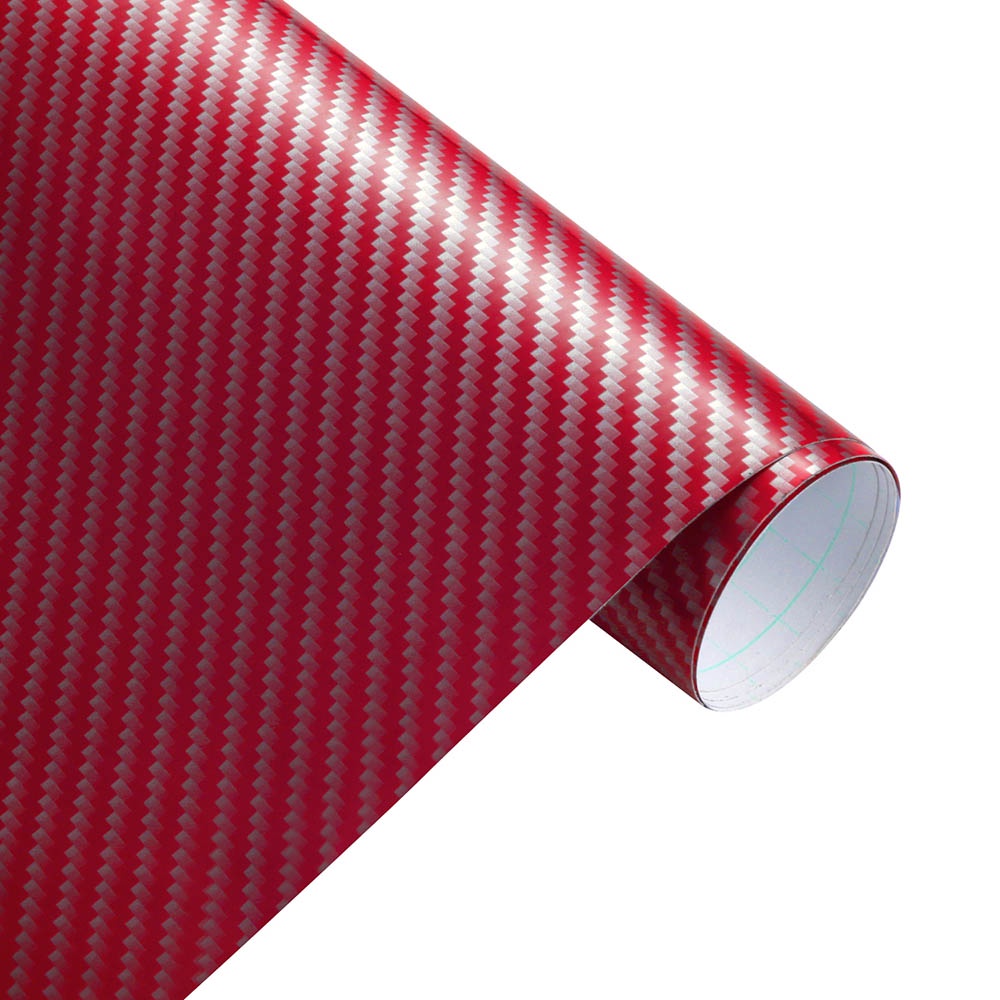 50x200cm High Glossy 2D Carbon Fiber Vinyl Wrap Film Waterproof PVC Car ...