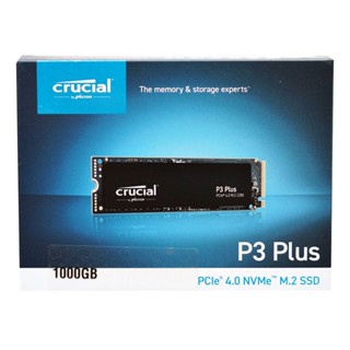 Crucial P3 Plus 1TB PCIe4.0 NVMe M.2 2280 Internal SSD (5000MB/s), CT1000P3PSSD8