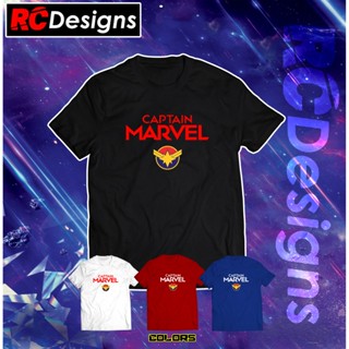 เสื้อทหาร เสื้อเบลาส์ กัปตันมาร์เวล เวนเจอร์ส เสื้อยืด MCU (ยูนิเซ็กซ์-โพลีคอตตัน) iX3 เสื้อสีขาว