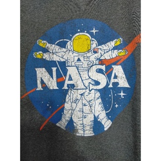 เสื้อยืด มือสอง ลาย NASA อก 48 ยาว 28