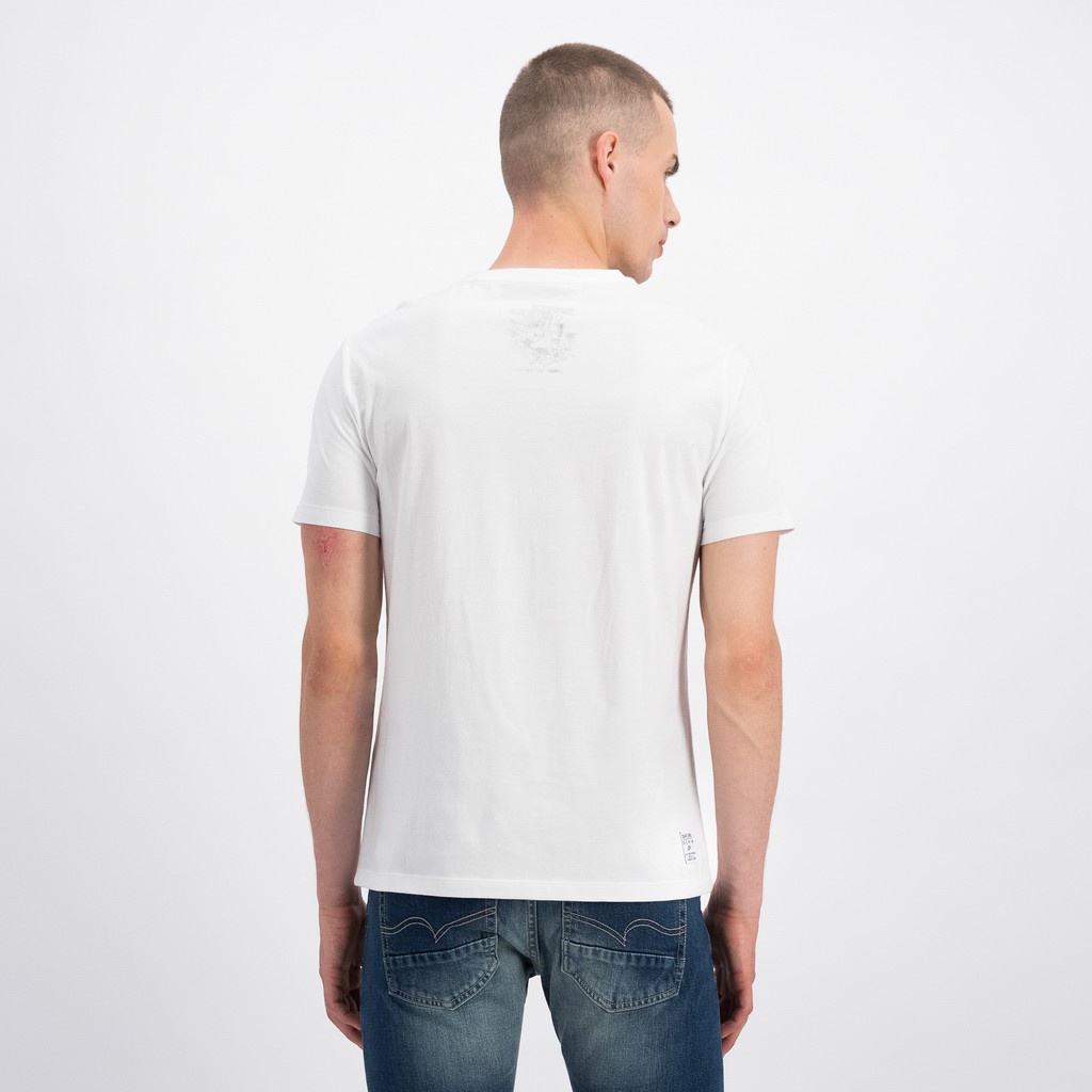 tee-เสื้อคนอ้วนผญ-davie-jones-เสื้อยืดพิมพ์ลาย-สีขาว-graphic-print-t-shirt-in-white-tb0161wh
