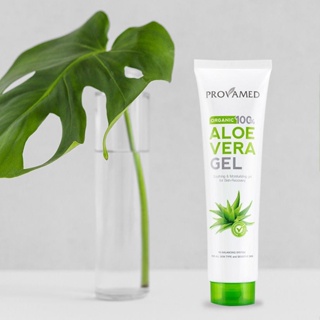 PROVAMED ALOEVERA GEL 150G ใหญ่ ช่วยฟื้นฟูสภาพผิว ลดการระคายเคืองง่าย