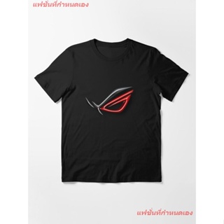 Asus Rog Republic Of Gamers T-Shirt Essential T-Shirt เสื้อยืดแขนสั้น overside เสื้อยืดผู้หญิง เสื้อยืดผู้ชาย เสื้อยืดพิ