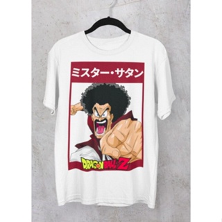 ✺☞เสื้อยืด Uni รุ่น Mr. Satan มิสเตอร์ซาตาน Edition T-Shirt ดราก้อนบอลแซด Dragon Ball Z แบรนด์ Khepri 100cotton comb สิน
