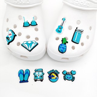 Blue อุปกรณ์เสริม จี้รูปผึ้ง เหมาะกับผู้หญิง สําหรับตกแต่งรองเท้า crocs pin jibbitz Kawaii