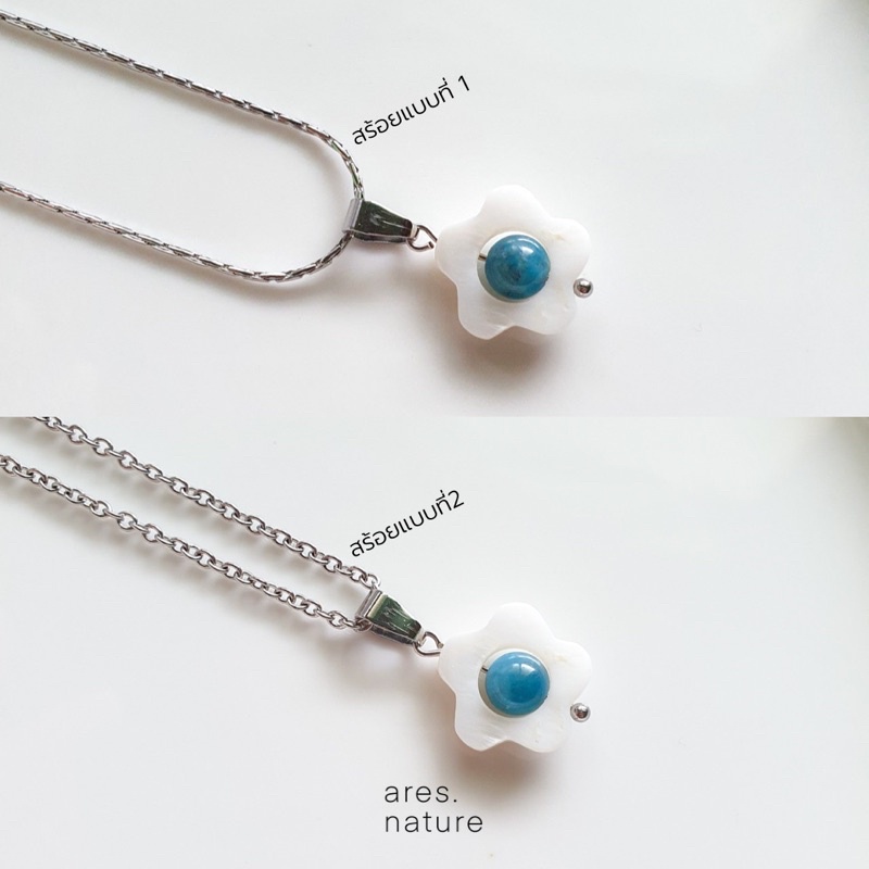 ares-nature-สร้อยหิน-รุ่น-blossoms-necklace