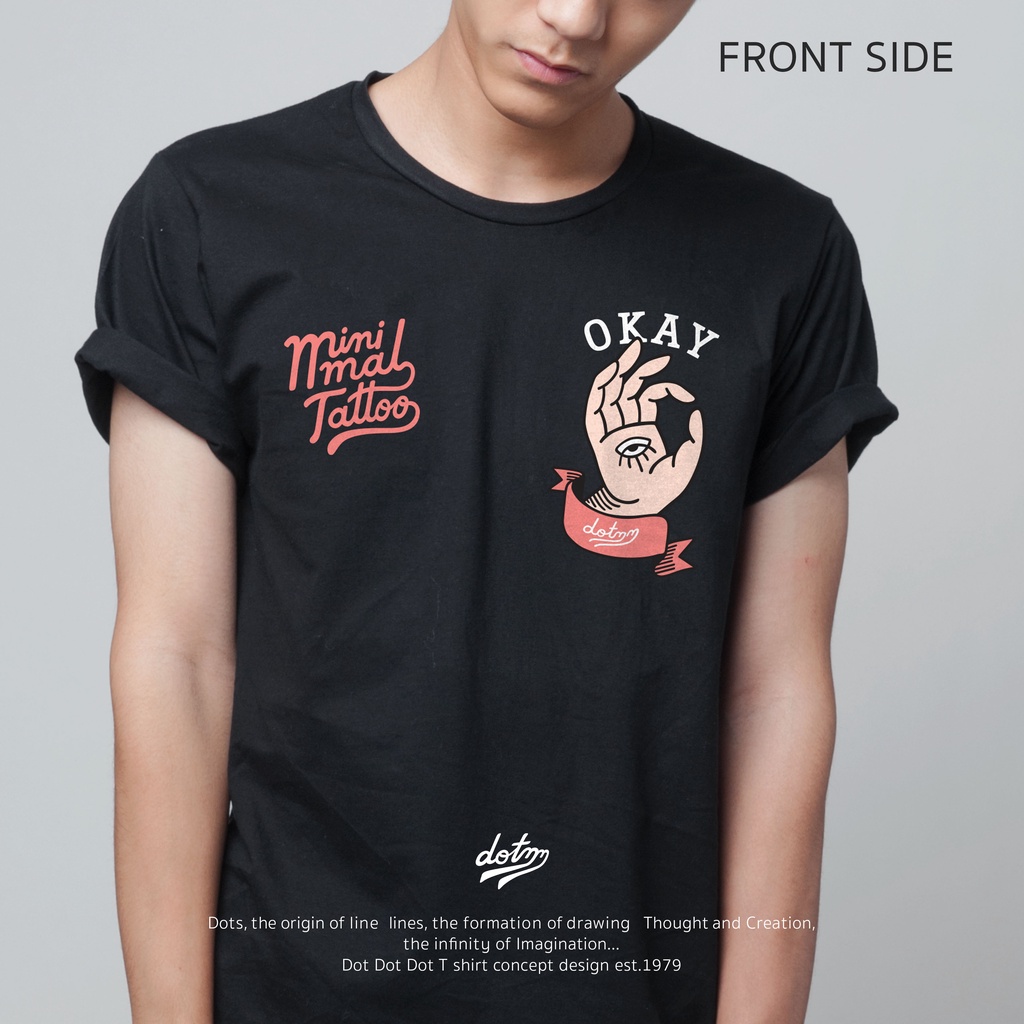 dotdotdot-เสื้อยืดผู้ชาย-ลาย-tattooปลาคราฟ-black