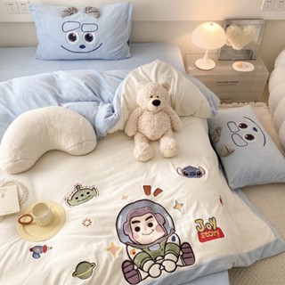 [PRE-ORDER] ชุดเครื่องนอนกำมะหยี่ สัมผัสนุ่ม ลาย Toy Story ☁️ #0946