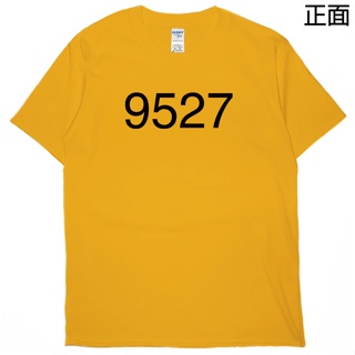 Tee เสื้อยืดสีพื้น เสื้อยืดเกาหลี№▲❐YchenYSS s Shop 9527 (สั้น t)20191029-05 Timber Number800564