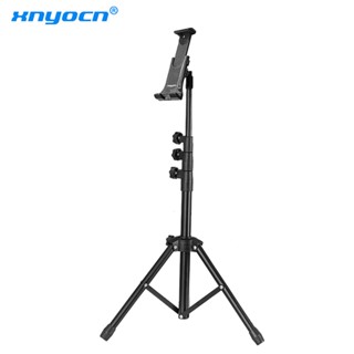 4-13 inch Tablet Tripod Mount Floor Stand, Height Adjustable 20-60 Inch Tablet Tripod Stand Mount for iPad Air Mini Sams