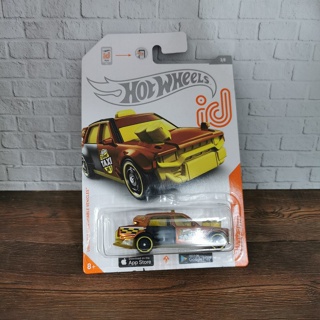 ✈✆۩Hot Wheels ID Time Attaxi Orange Body Metal Toys for Kids