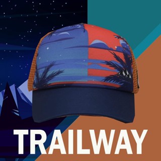 TRAILWAY CAP -  BLORANGE - หมวกวิ่ง หมวกแฟชั่น