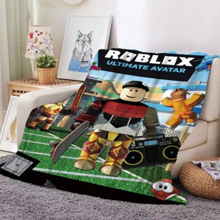 75ซม.x100ซม.roblox Flannelผ้าห่ม三维อะนิเมะพิมพ์โยนผ้าห่มลายสก๊อตห้องนอน ...