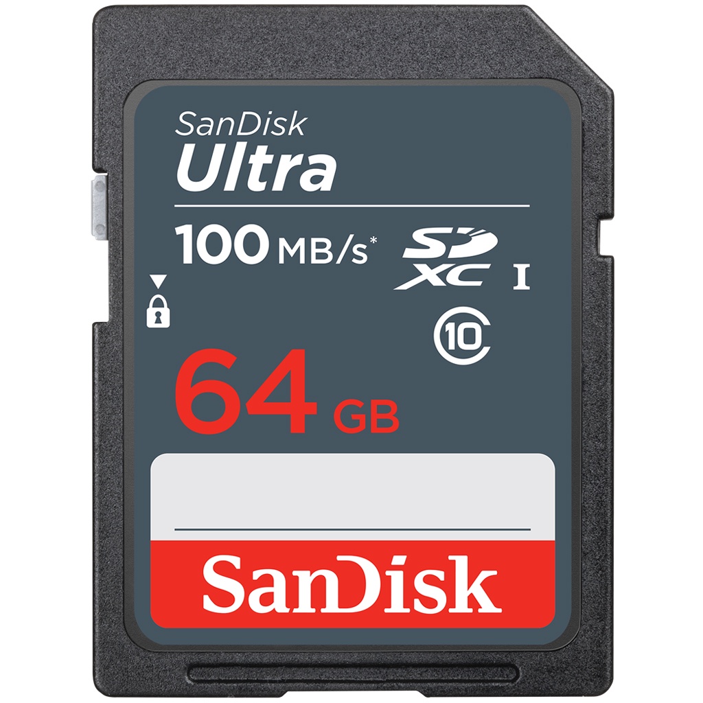 ภาพสินค้าSanDisk Ultra SD Card 64GB Class10 SDXC Speed100MB/s (SDSDUNR-064G-GN6IN) เมมโมรี่ เอสดี ใส่ กล้องมิลเลอร์เลส ประกัน10ปี จากร้าน sjcam_officialstore บน Shopee ภาพที่ 4