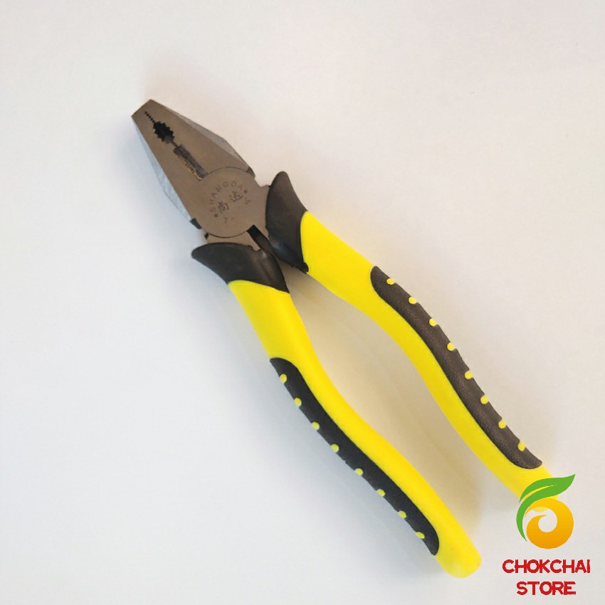 chokchaistore-คีบตัดลวด-8-นิ้ว-คีมปอกสายไฟอเนกประสงค์สำหรับตัดและดึงสายไฟ-wire-cutters
